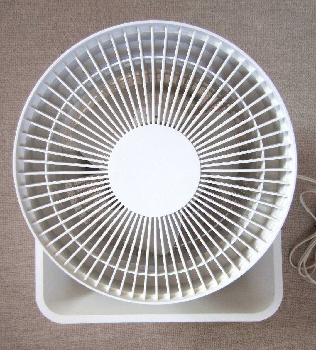  condition excellent *[ waste number ]2021 year made! rare box attaching * Muji Ryohin circulator MJ-CF18JP-W( white ) low noise fan box * instructions attaching MUJI