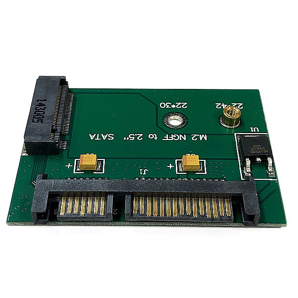 【C0077】M.2 SATA SSD (NGFF) to SATA3.0 変換アダプタ 　M.2 SATA to SATA 22ピン ハーフサイズ_画像4