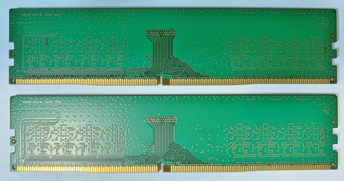 SAMSUNG DDR4 2400 (PC4-19200) 8GB×2枚 計16GB メモリ 簡易動作確認済品 Bの画像6