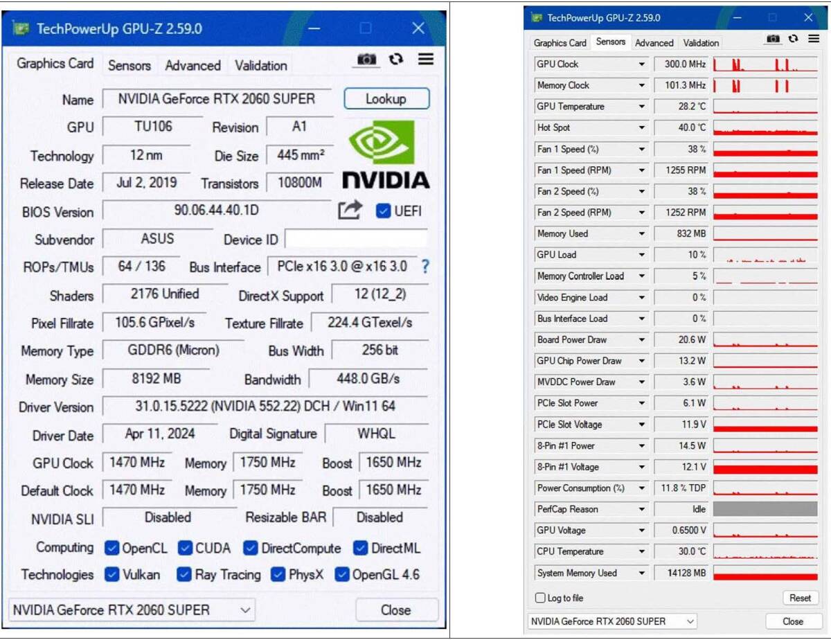 ASUS RTX 2060 Super 訳あり DUAL-RTX2060S-8G-EVO 8GB GDDR6 NVIDIA GeForceの画像7