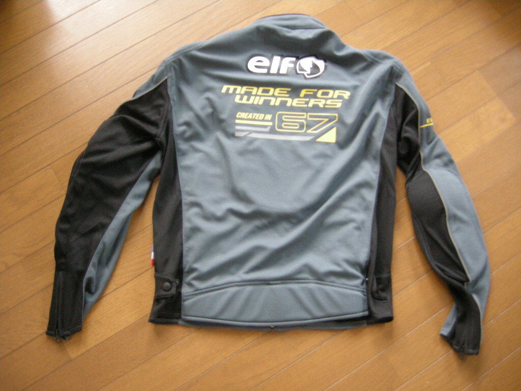 フラッグシップ ELF フレッドメッシュジャケット EJ-S116 グレー&イエロ―　新品タグ付_画像3