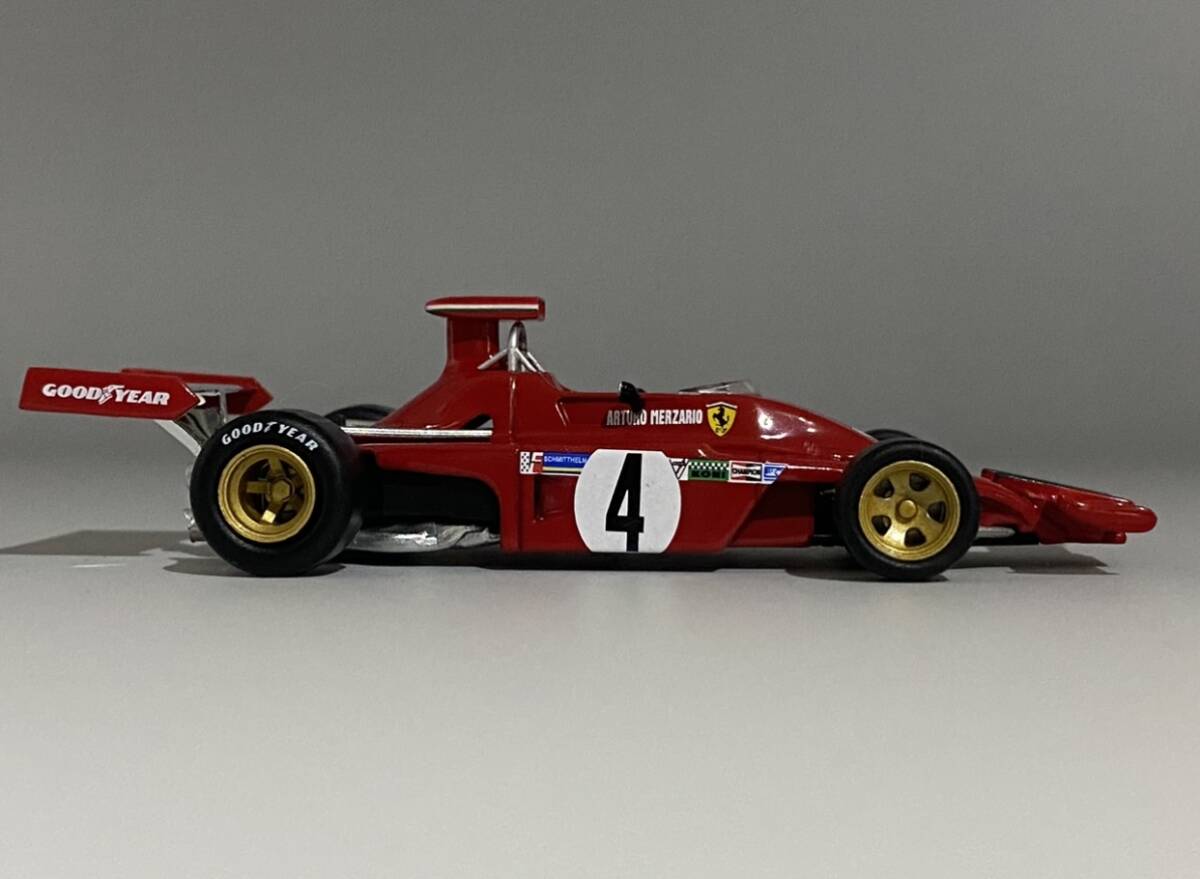 1/43 Ferrari 312 B3-73 1973 Arturo Merzario #4 ◆ 12位 1973 FIA F1 World Championship ◆ フェラーリ アルトゥーロ メルツァリオ_画像8