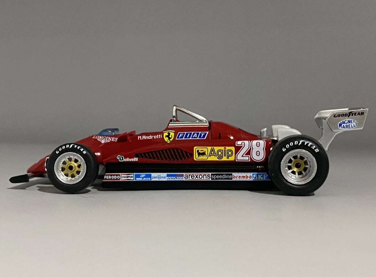 1/43 F1 Ferrari 126 C2 1982 Mario Andretti #28 ◆ 3位 1982 Italian Grand Prix ◆ フェラーリ マリオ アンドレッティの画像5