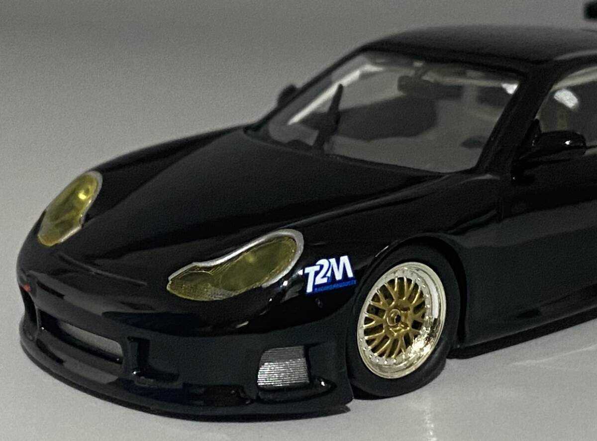 Minichamps 1/43 T2M Motorsport Porsche 911 996 GT3 RS Black Racing/Street ◆ Mondial de la Maquette et du Modele Reduit 2005 _画像9