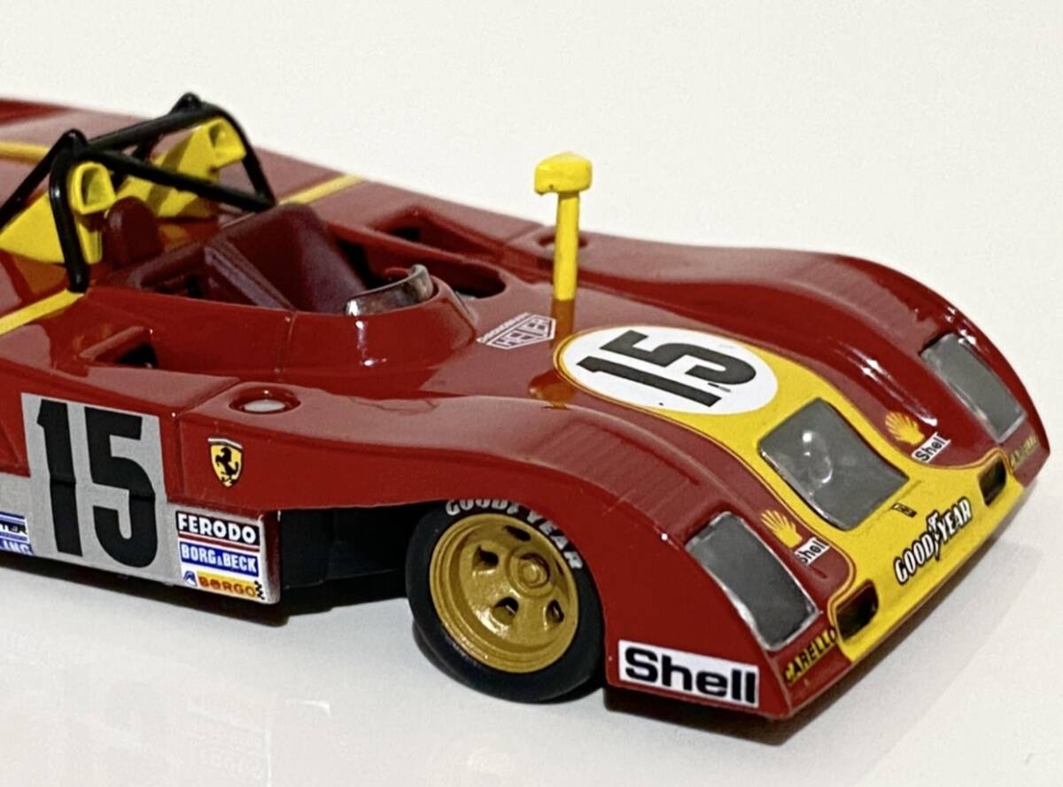 1/43 Ferrari 312 P 24h Le Mans 1973 #15 ◆Jacky Ickx / Brian Redman ◆ フェラーリ - アシェット レーシングコレクション_画像9