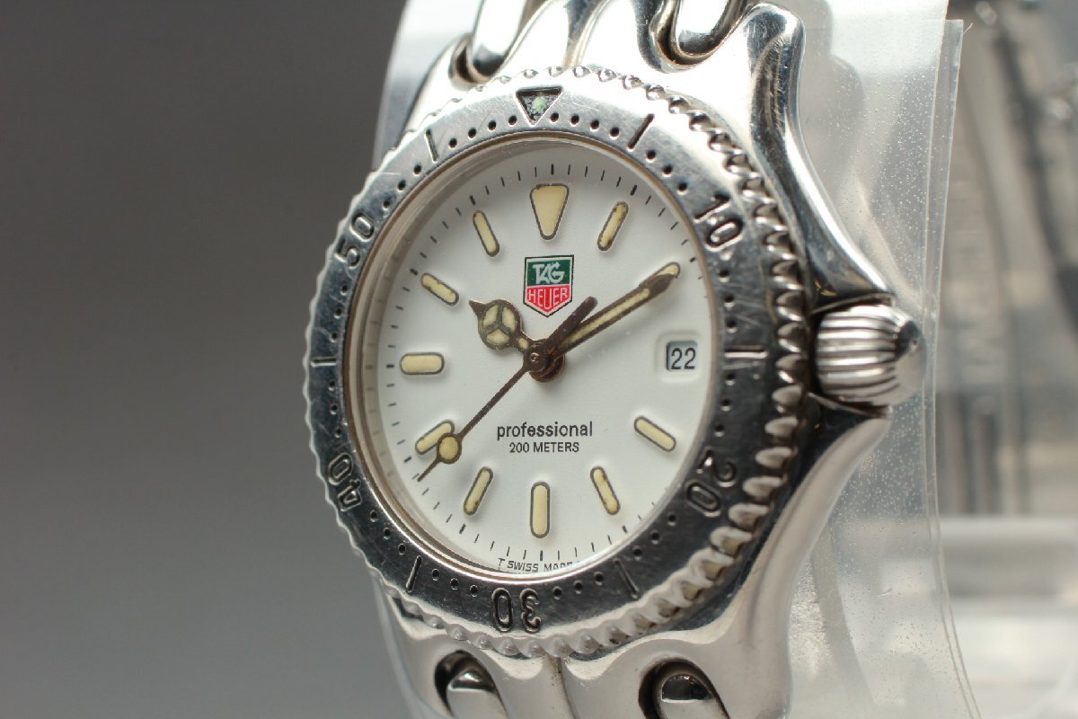 [ beautiful goods * working properly goods ]TAG HEUER se/l professional S90.815 Divers men's lady's quarts 