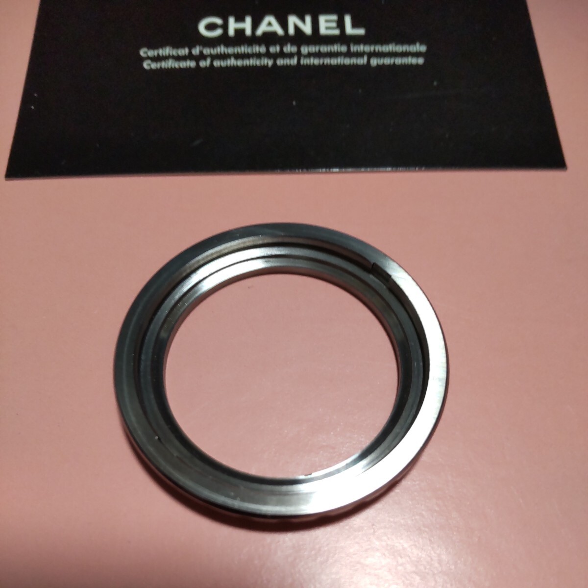 CHANEL 正規 シャネル 純正 J12 41mm クロノグラフ 黒 ブラック BK ベゼル 約 41mm H2419 H0940 など_画像2