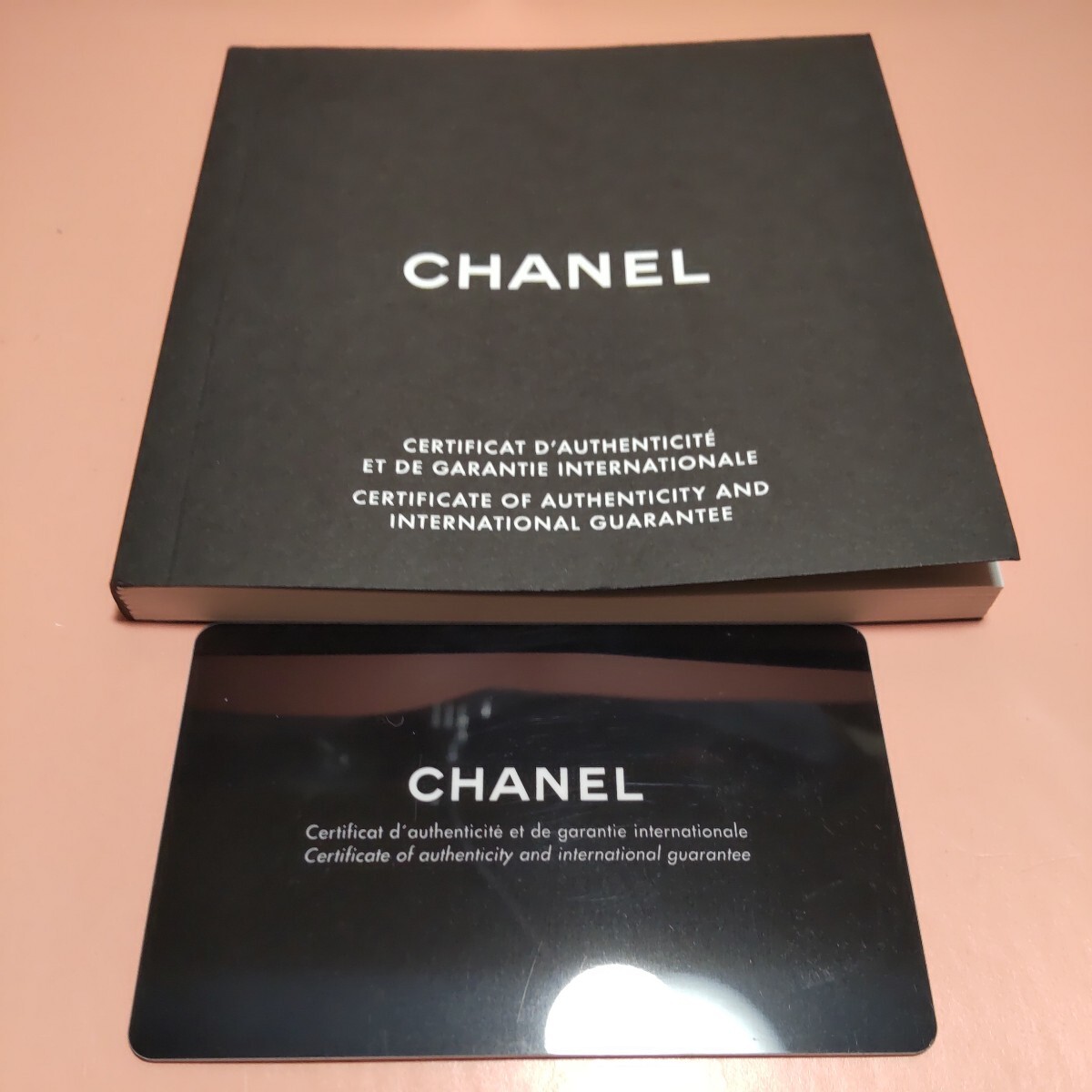 CHANEL 国際 保証書 シャネル ギャランティ カード ギャラ 未記入 オープン 冊子 取説 取扱説明書 モデル 総合 付属 2008' 以降 CHANEL 08_画像1