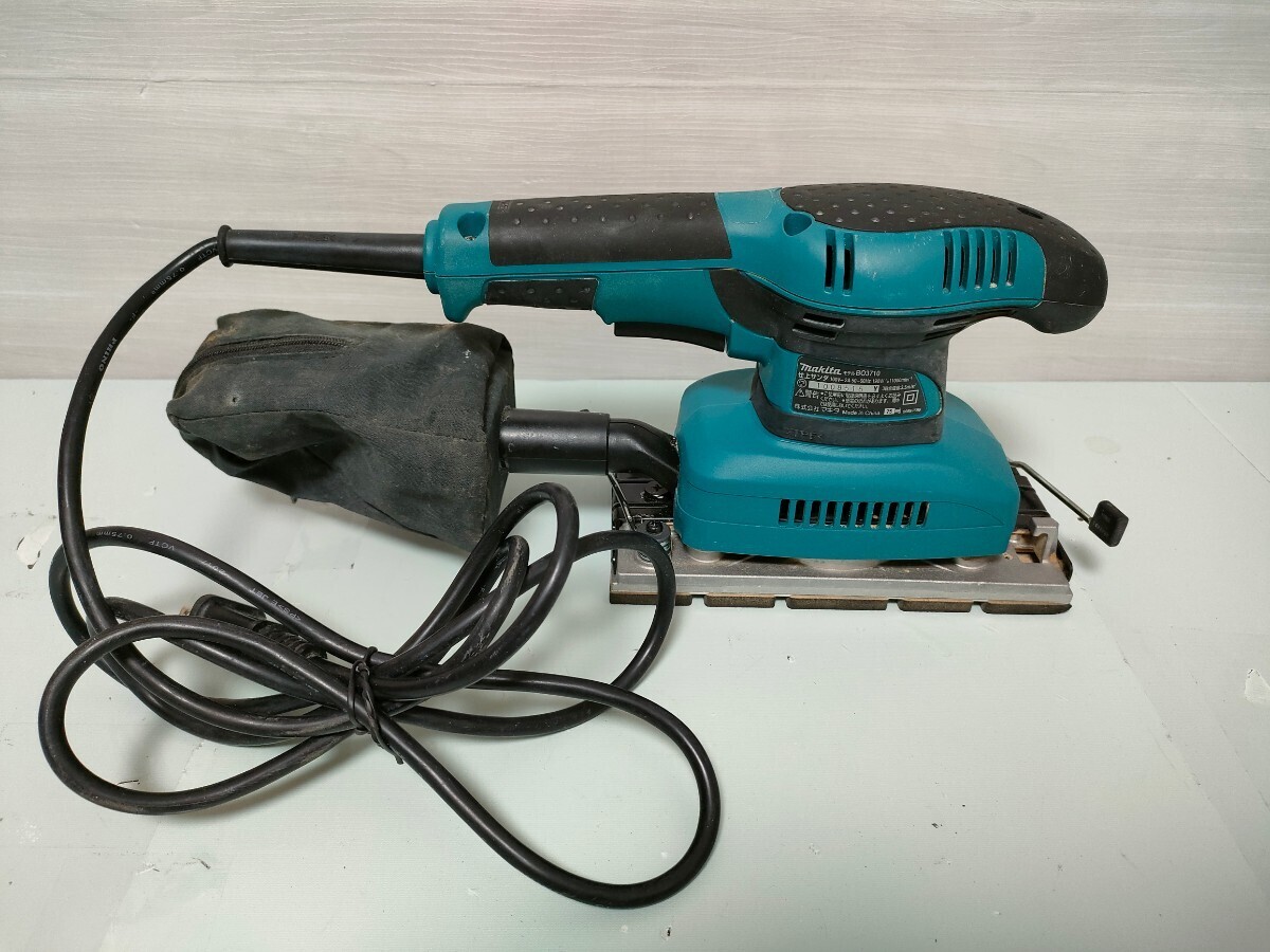 A019/ makita マキタ BO3710 仕上サンダ【動作品】100v 取扱説明書付きの画像3