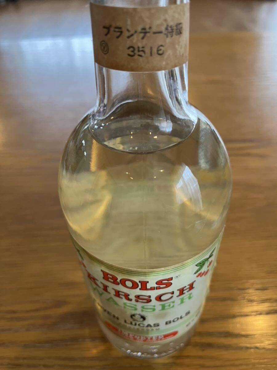 古酒 特級 ボルス BOLS キリシュワッサー KIRSCH WASSER ブランデー 750ml 45%の画像3