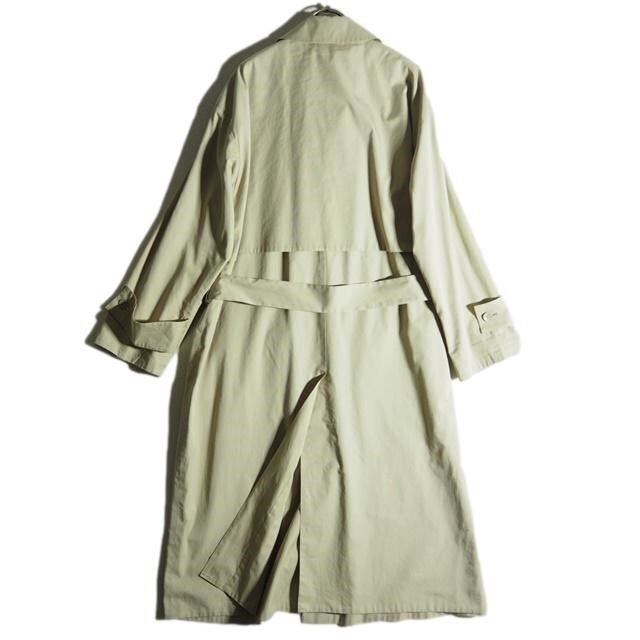 M8311z4 ▼ATON エイトン▼ YARN DYE TWILL UNISEX OVERSIZED TRENCH COAT トレンチコート 02 / オーバーサイズ スプリングコート 春～秋の画像4