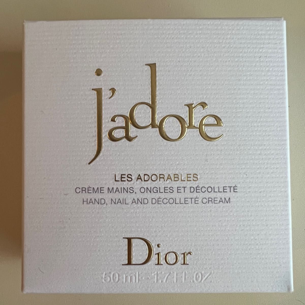 【新品未開封】クリスチャンディオール Dior ジャドール ハンドクリーム（限定品）50ml ボディケア