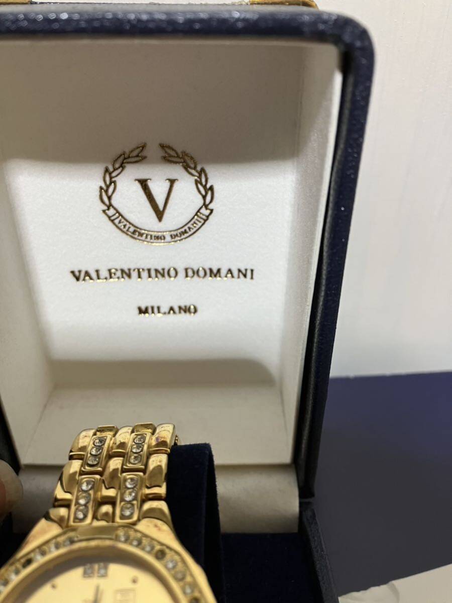 9999 24K金時計　VALENTINO DOMANI MILANO 腕時計_画像3