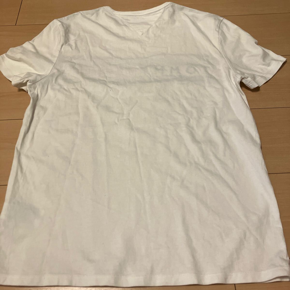 国内正規品 トミーヒルフィガー 半袖 Tシャツ 白 Mサイズ 綿100% TOMMY HILFIGER (240427)の画像5
