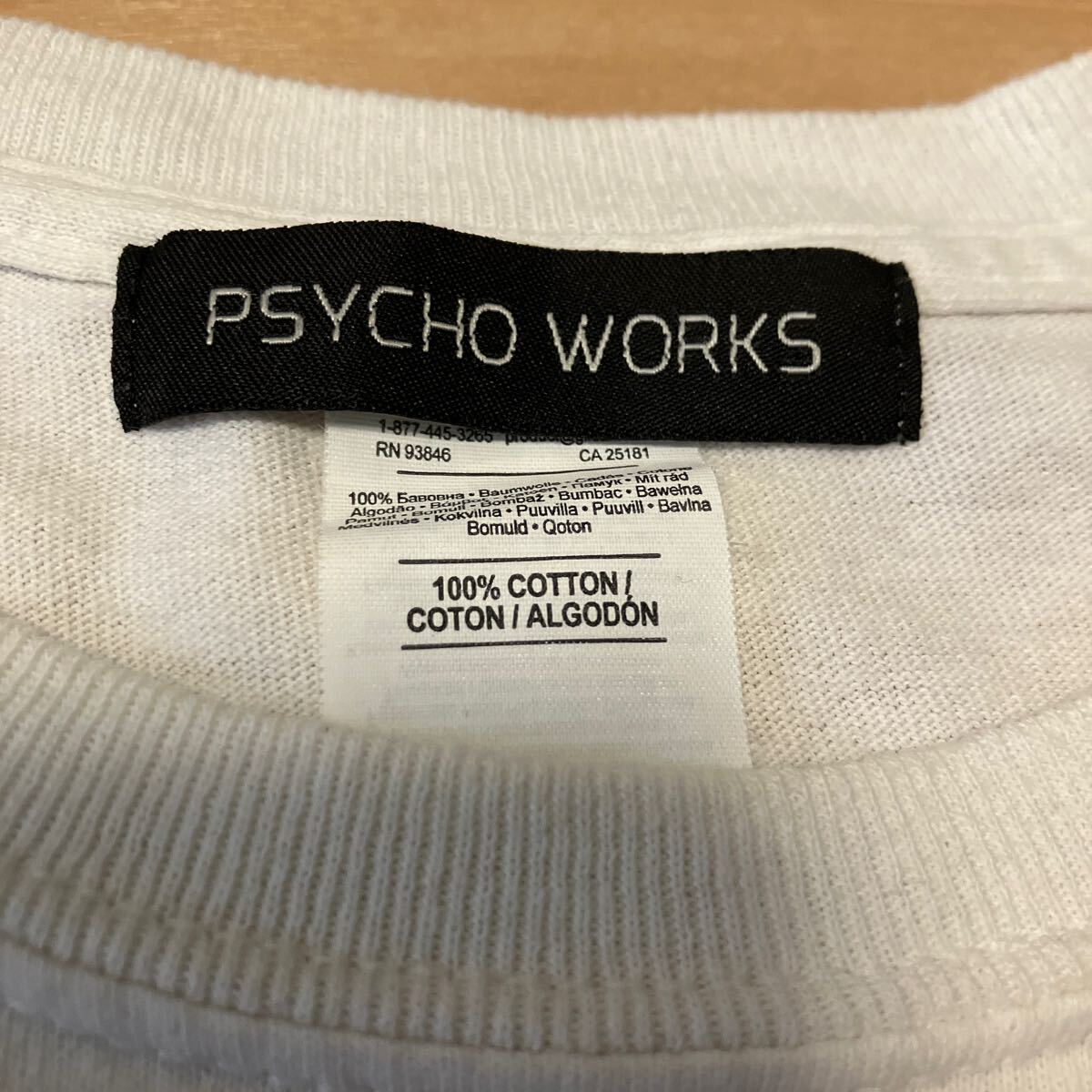 未使用品 PSYCHO WORKS 半袖 Tシャツ (240428)_画像3