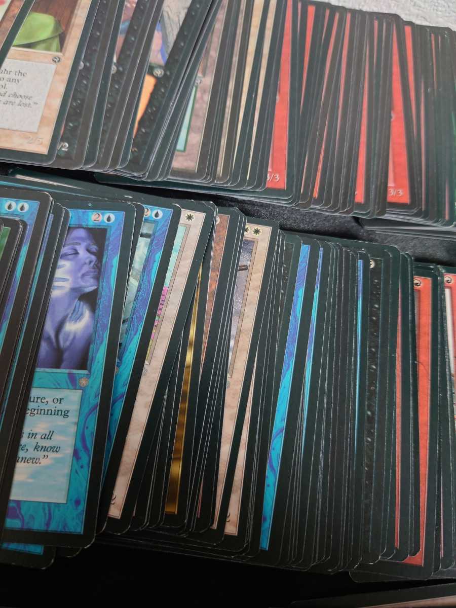 MTG マジックザギャザリング 古いカード 大量セット まとめ レトロ トレカ 1995年品セット 引退 断捨離 雪印_画像6