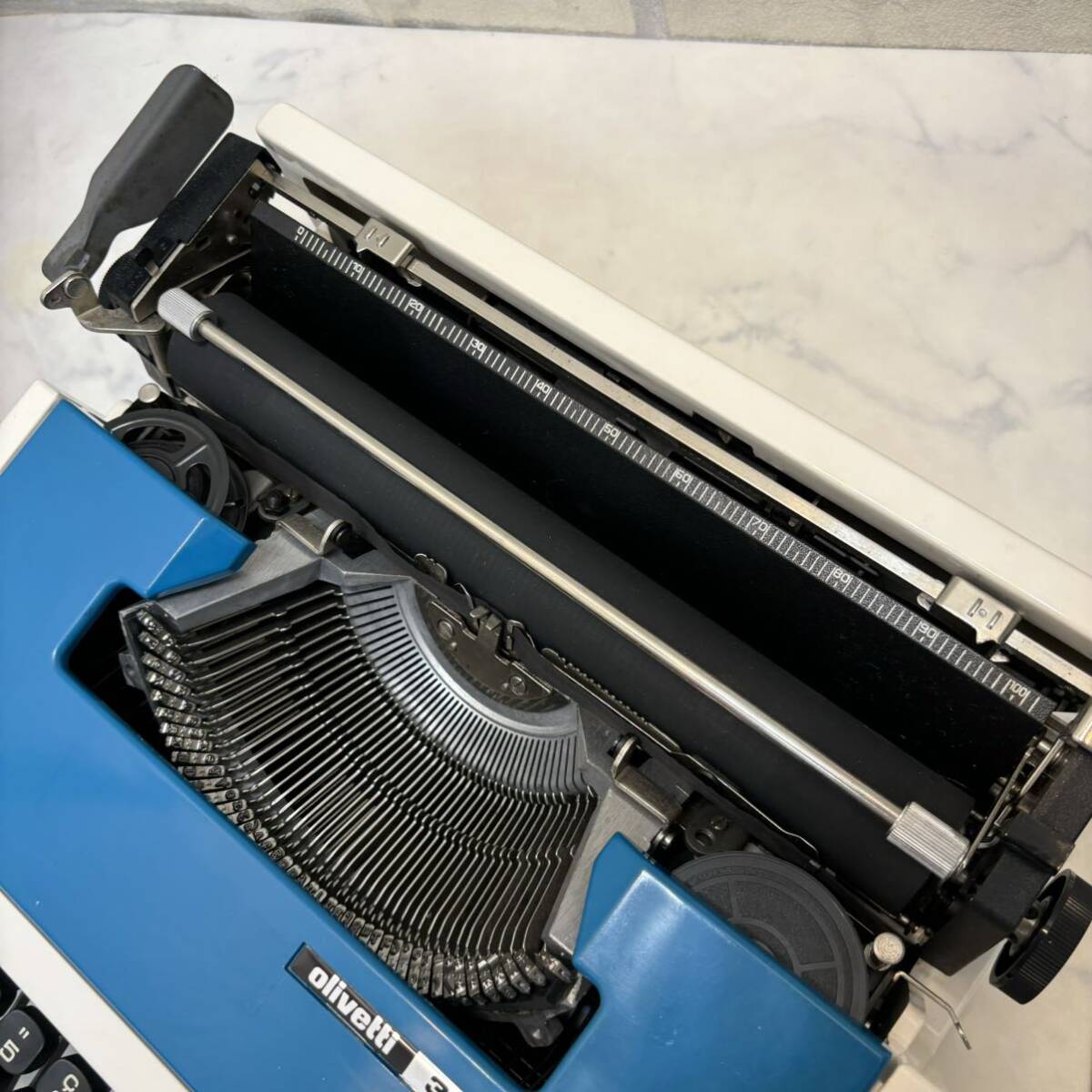 極美品 動作OK olivetti 315 タイプライター オリベッティ アンティーク ケース、取説付きの画像5