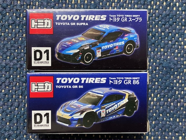 数量6 トミカ　TOYO TIRES GR スープラ GR 86 トヨタ トミカ 限定 サポルト 2種SET【新品】_画像1