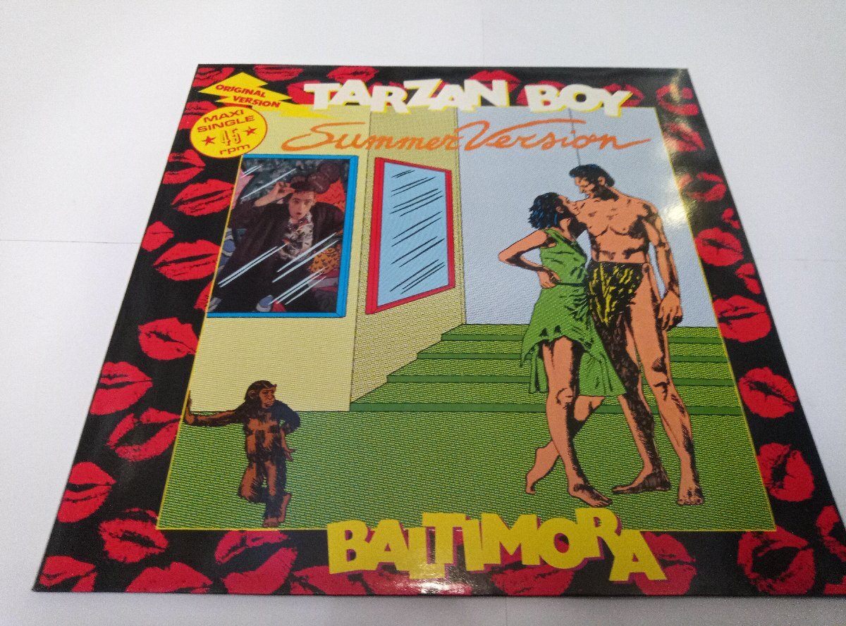 ★ Baltimora バルティモラ / Tarzan Boy ターザン・ボーイ アナログ盤 12インチ 再生確認済 イタロディスコ シンセポップの画像1