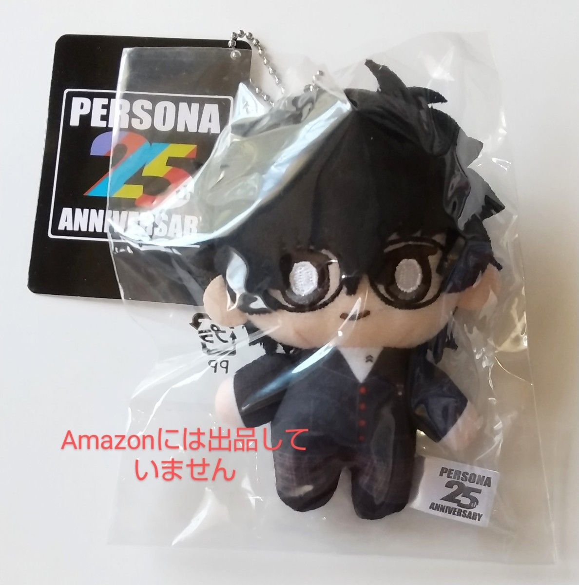 ペルソナ5  主人公 ぬいぐるみキーホルダー ジョーカー 雨宮蓮 PERSONA5  マスコット ペルソナ25周年 p25th