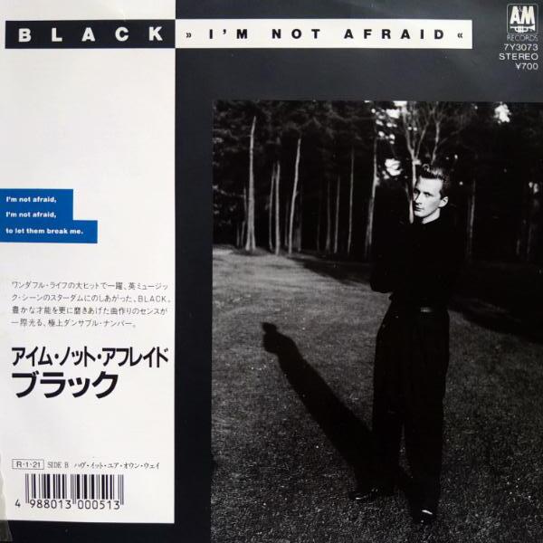 BLACK(ブラック)★シングル盤「I'M NOT AFRAID」1987年発売_画像1
