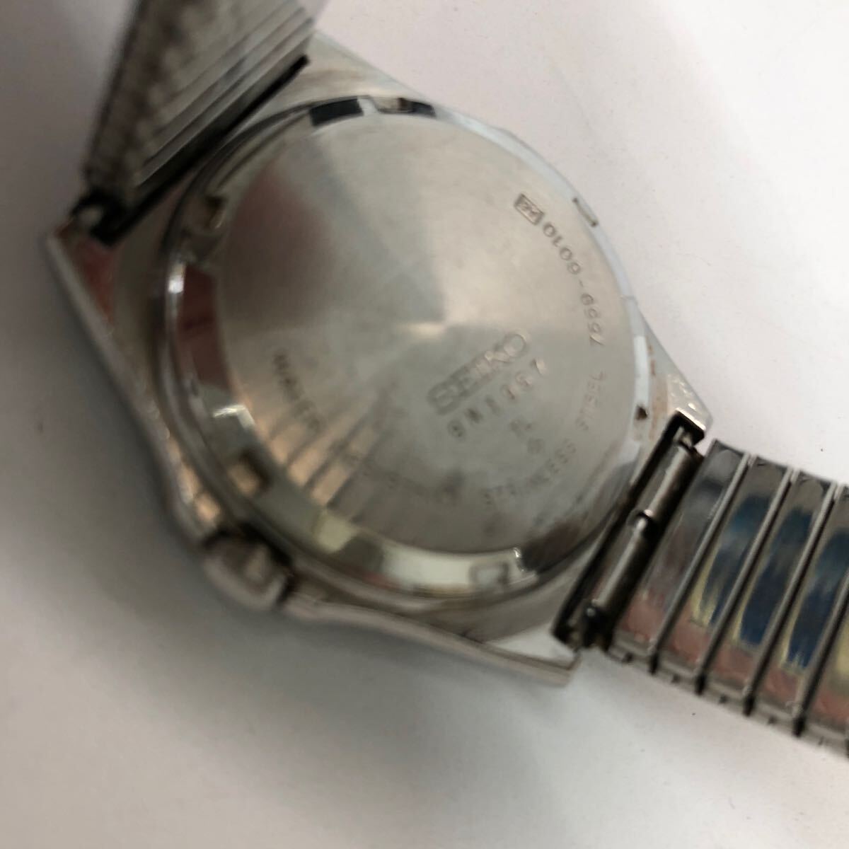 【稼働品】SEIKO QZ TYPEⅡ 7559-6010タイプ2 TIME IN THE DARK アナログ クォーツ 腕時計 希少の画像5
