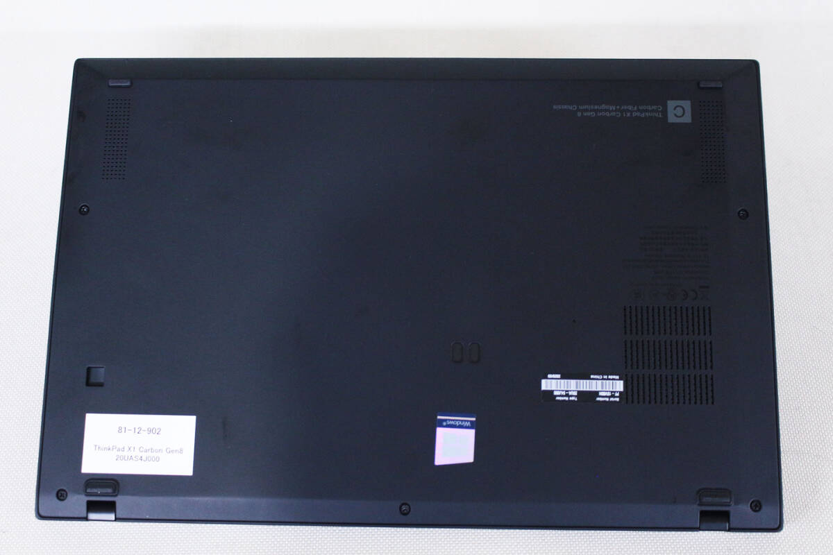 【1円～】10世代CPU Win11Pro 2020/11製 ThinkPad X1 Carbon Gen8 i5-10210U RAM16G SSD256G 14インチFHD Wi-Fi6 リカバリの画像6