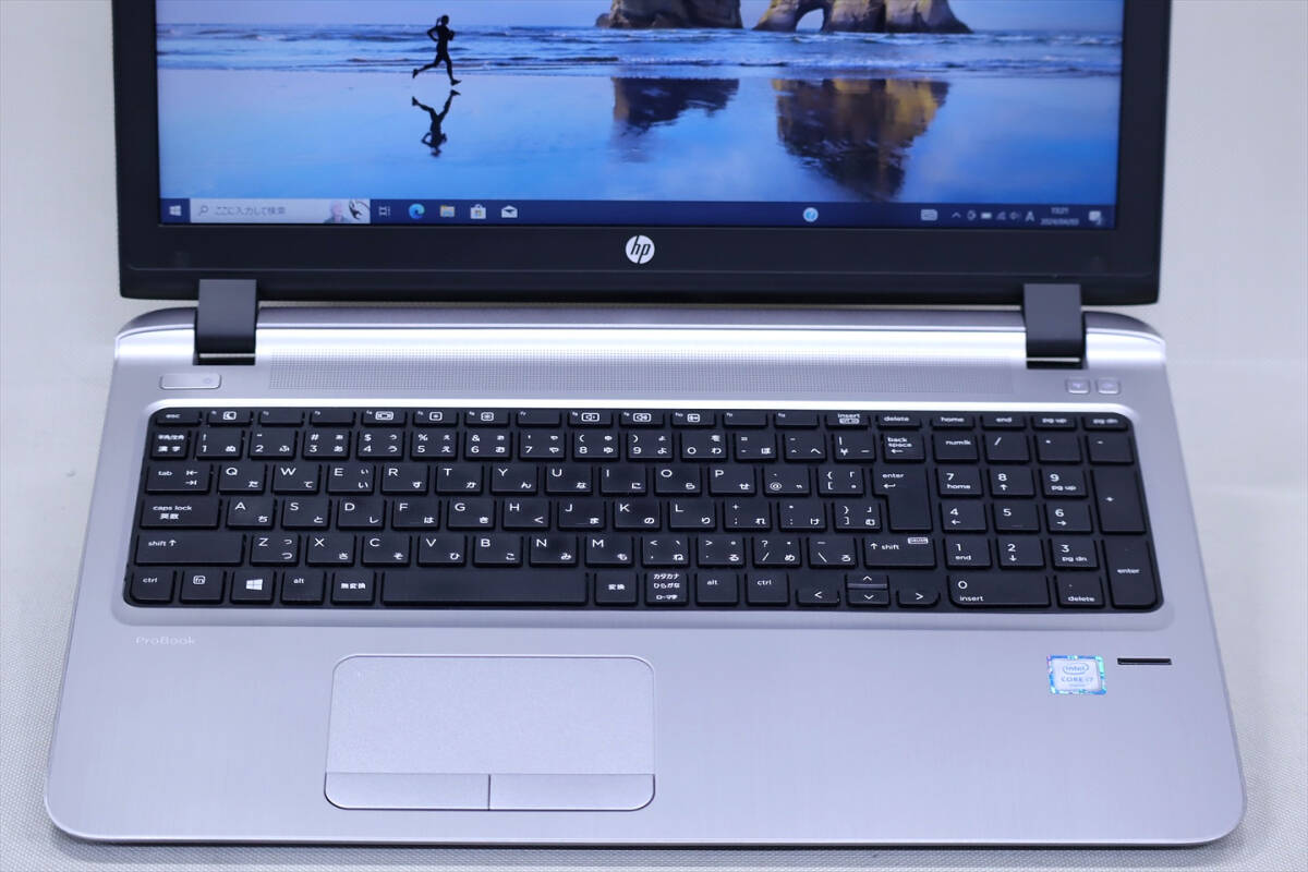 【即配】使用感少！Corei7 Office2021搭載！HP ProBook 450 G3 i7-6500U RAM8GB SSD128GB 15.6FHD Win10 テンキー 有線LAN+無線LAN_画像2