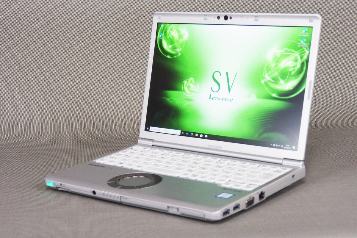 【即配】バッテリー良好 i7 DVDマルチ LTE SSD512GB 超軽量 Let's note CF-SV7UFKVS i7-8650U RAM16GB 12.1型WUXGA WiFi6 Win10リカバリ