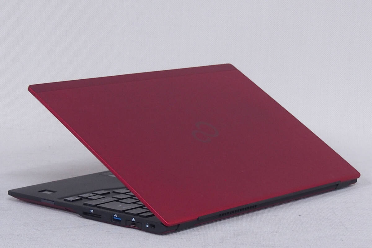 【1円～】Office2021搭載 極軽極薄 快速大容量 20年製 LIFEBOOK U939/B 赤 i5-8365U 8G SSD512G 13.3FHD Thunderbolt3 指紋認証 Win10Pro