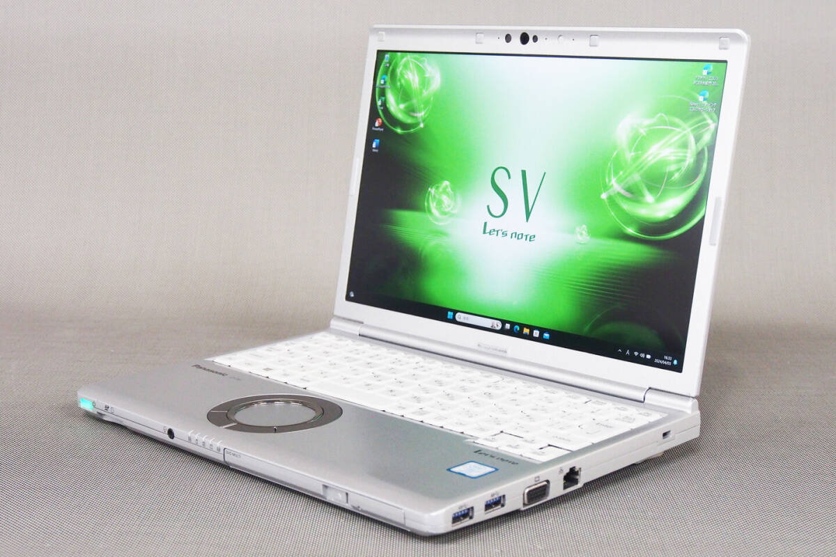 【1円～】バッテリー良好 i7 Win11 Office2021 DVDマルチ LTE Let's note CF-SV7UFKVS i7-8650U RAM16G SSD512G 12.1WUXGA WiFi6 リカバリ