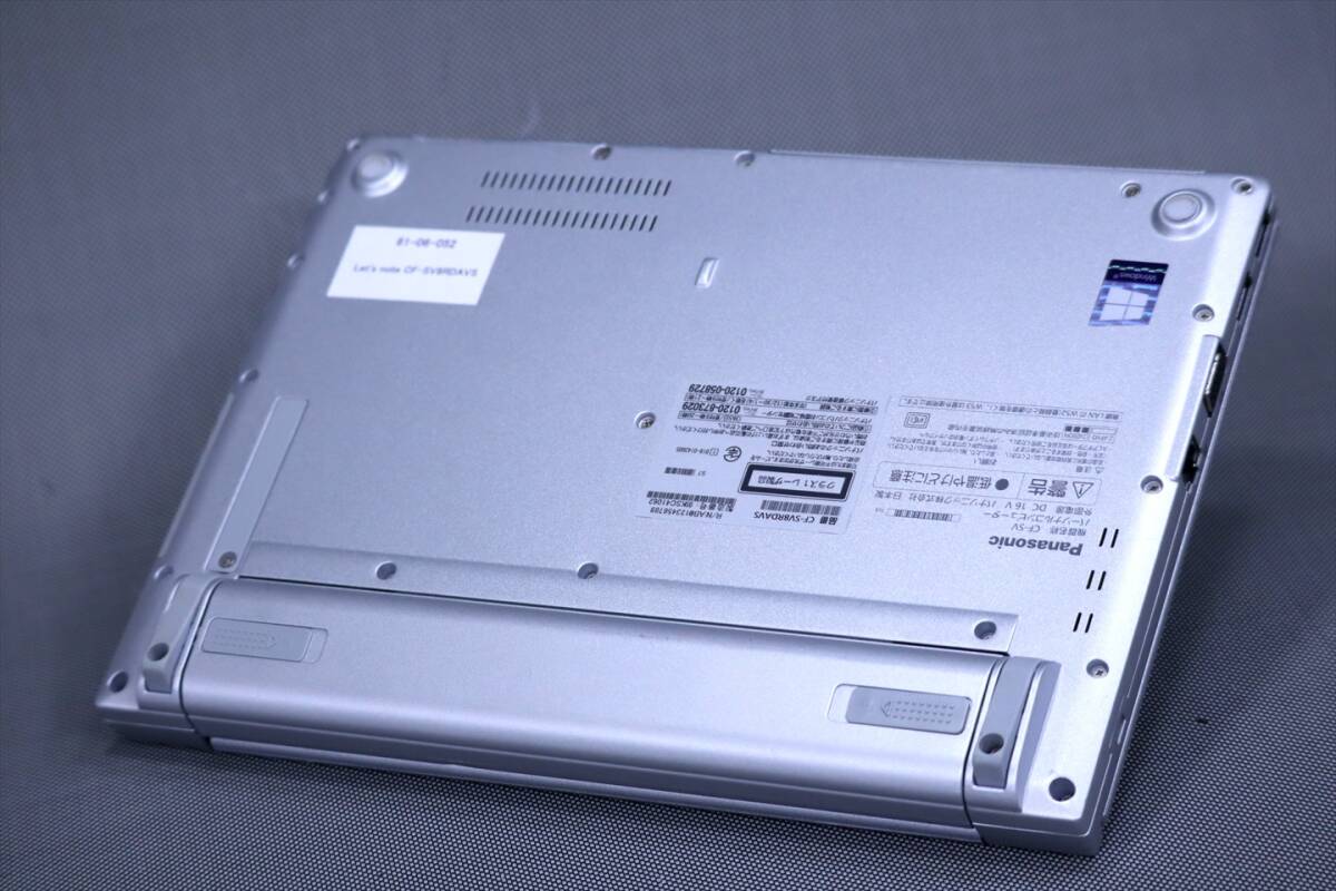 【1円～】バッテリー良好！DVDマルチ搭載！超軽量999g！Let's note CF-SV8RDAVS i5-8365U RAM8G SSD256G 12.1WUXGA Win10リカバリ_画像6