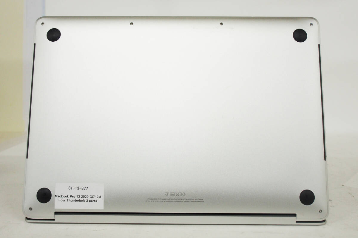 【1円～】良品 バッテリー良 10世代i7-1068NG7＆RAM32GB＆SSD1TB選択上位個体 MacBook Pro 13 2020 13.3型Retina Thunderbolt3 OS14Sonomaの画像7