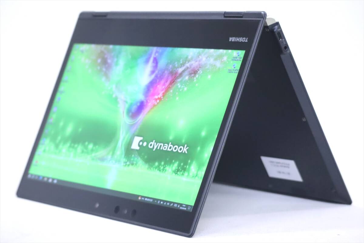 【即配】良品!Office2021搭載!バッテリー良好!12.5型FHD液晶搭載2-in-1タブレットPC!dynabook VC72/J i5-8250U 8GB SSD256GB Win10