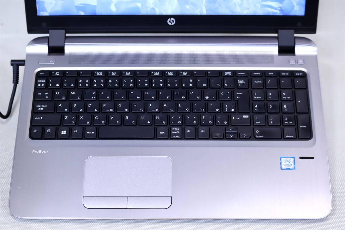 【1円～】Office2021+15.6型FHD液晶搭載！HP ProBook 450 G3 i5-6200U RAM8G SSD128G テンキー 有線LAN+無線LAN バッテリー良好！の画像2