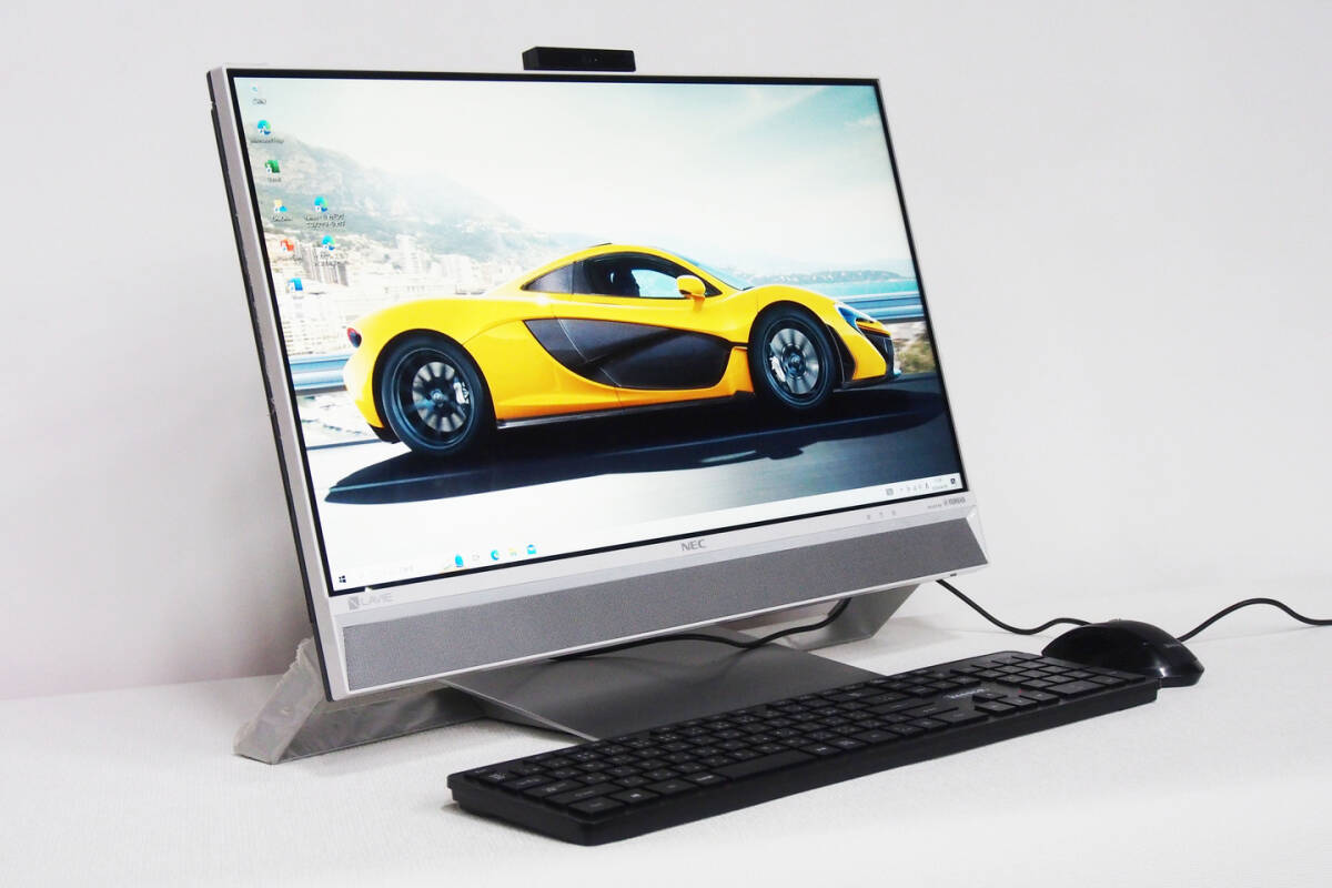 【即配】Corei7 Office2021 Blu-rayドライブ LAVIE Desk All-in-one DA770/EAW i7-6500U RAM8GB SSD512GB 23.8型FHD カメラ Win10_画像2