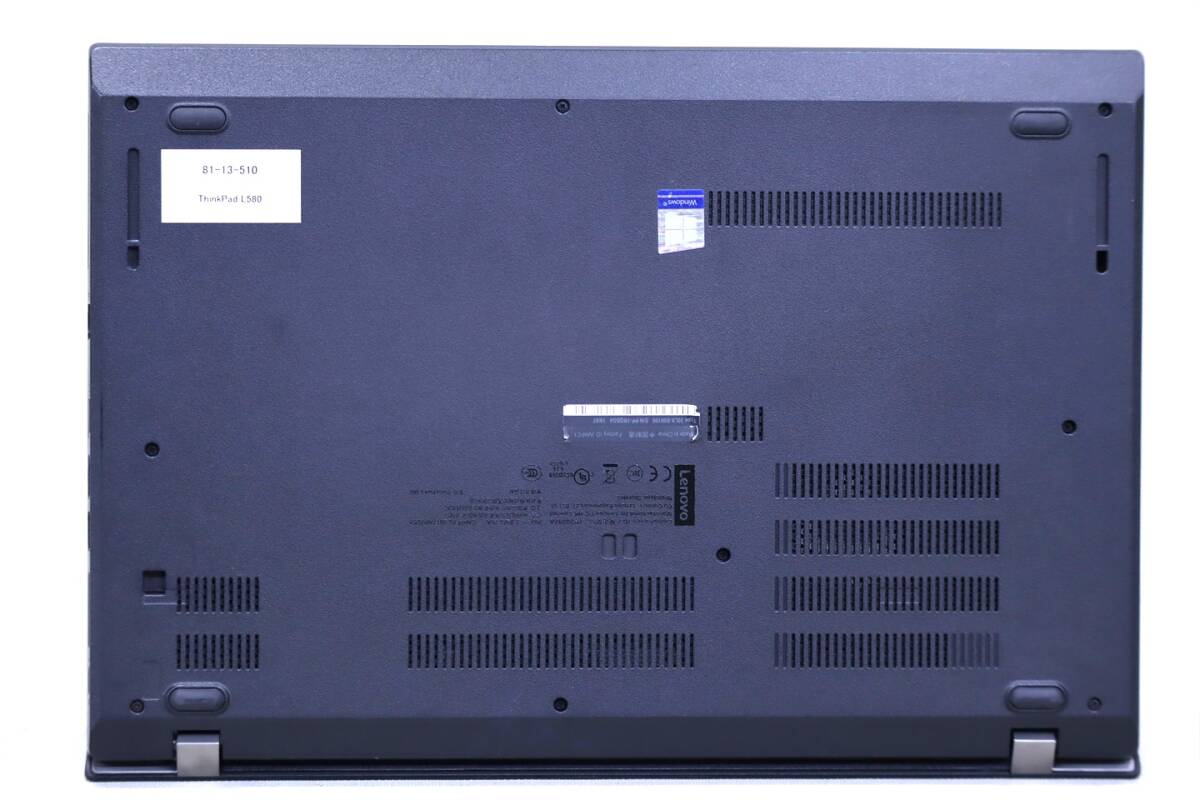 【1円～】バッテリー良好！スタンダードPC！Lenovo ThinkPad L580 i5-8250U RAM8G SSD256G 15.6TFT Win10 テンキー 無線LAN+有線LAN_画像6
