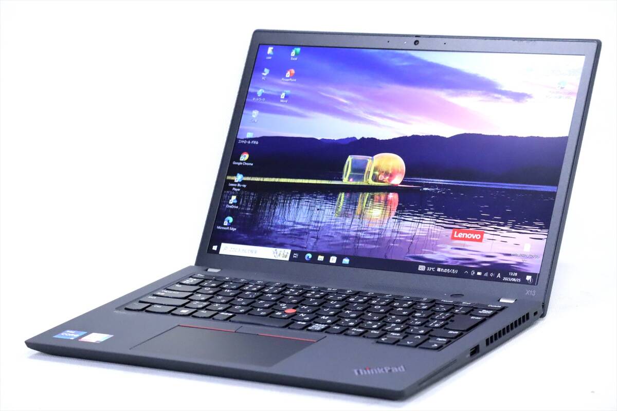 【即配】現行販売モデル！Office2021搭載！第11世代CPU快速PC！ThinkPad X13 i5-1135G7 RAM8G SSD256G 13.3WUXGA WiFi6 Win10_画像1