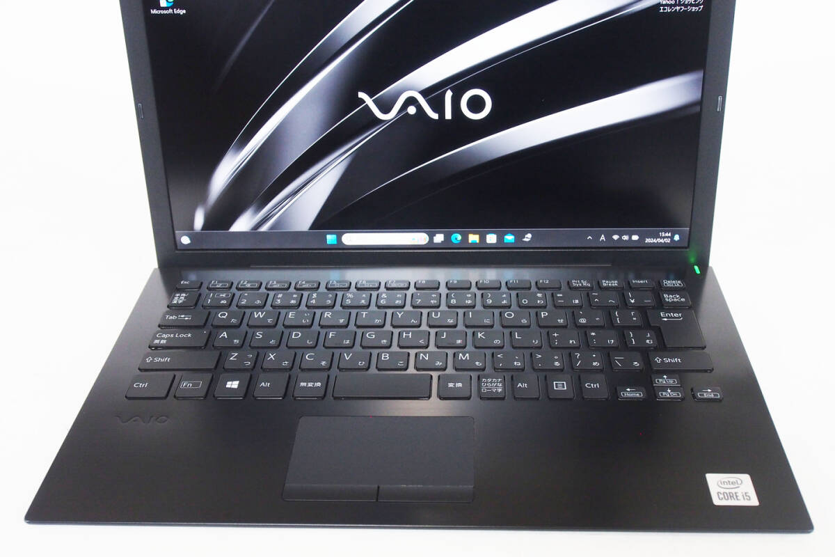 【即配】バッテリー良好 10世代CPU Win11Proリカバリ 日本製 VAIO Pro PG VJPG141 i5-1035G1 RAM8G SSD256G 13.3型FHD 顔認証 Wi-Fi6_画像2