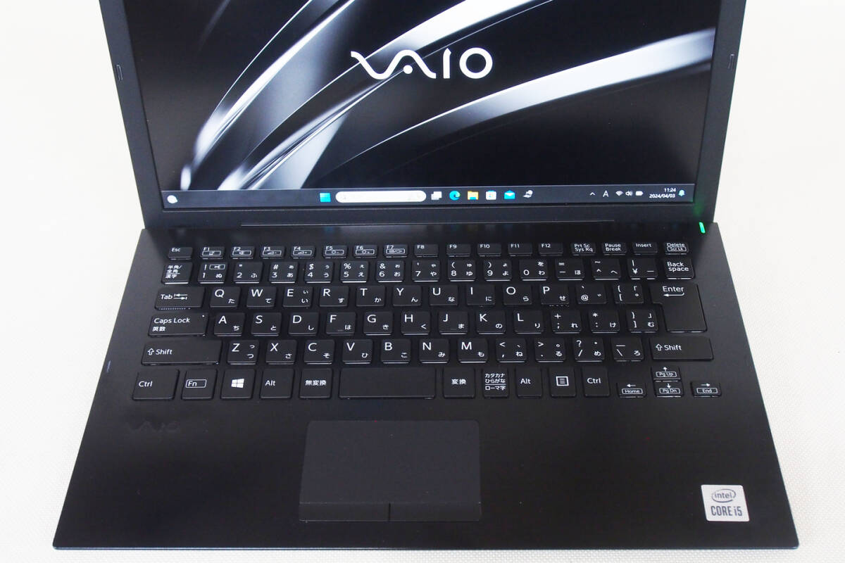 【即配】バッテリー良好 10世代CPU Win11Proリカバリ 日本製 VAIO Pro PG VJPG141 i5-1035G1 RAM8G SSD256G 13.3型FHD 顔認証 Wi-Fi6_画像2