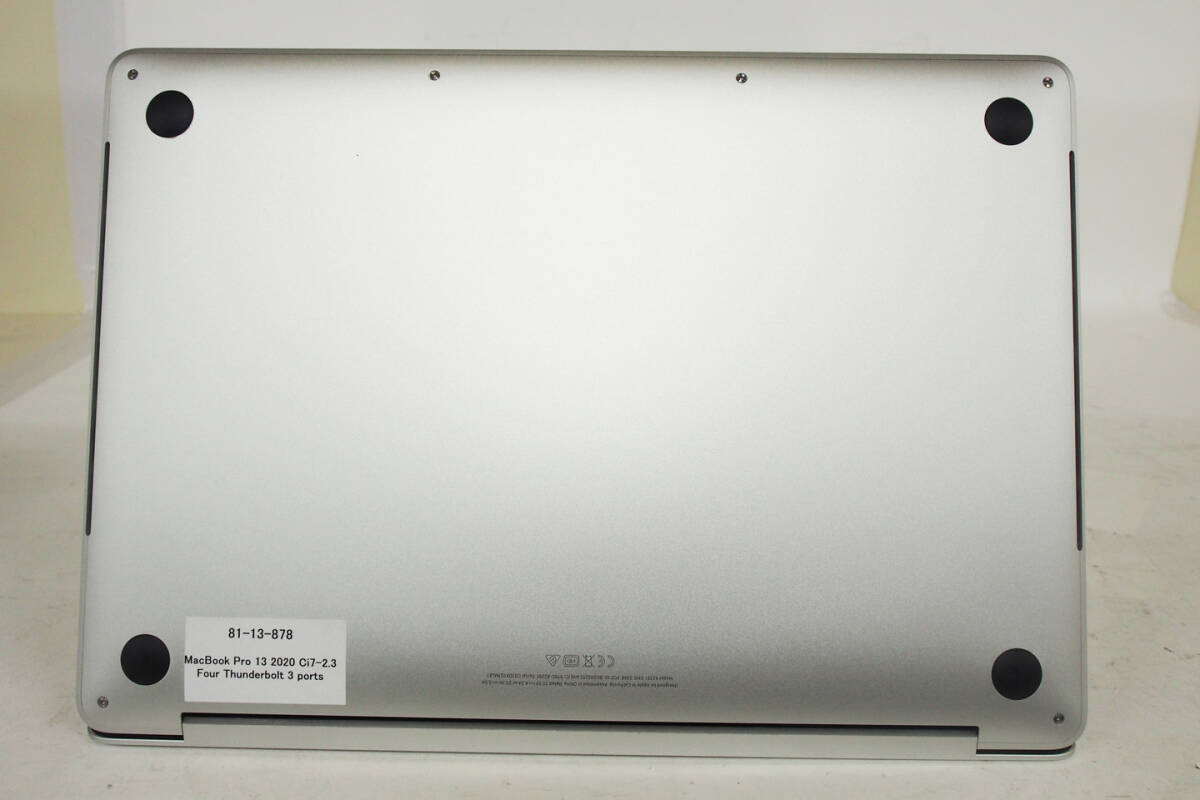 【1円～】良品 バッテリー良 10世代i7-1068NG7＆RAM32GB＆SSD1TB選択上位個体 MacBook Pro 13 2020 13.3型Retina Thunderbolt3 OS14Sonomaの画像7