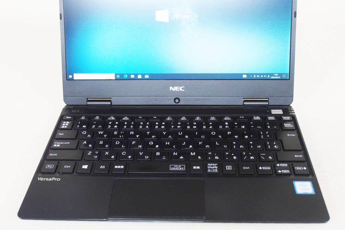 【1円～】指紋認証搭載 超コンパクトPC VersaPro UltraLite Type-VH VKT13/H-4 i5-8200Y RAM8G SSD256G 12.5型FHD カメラ Win10Proの画像2