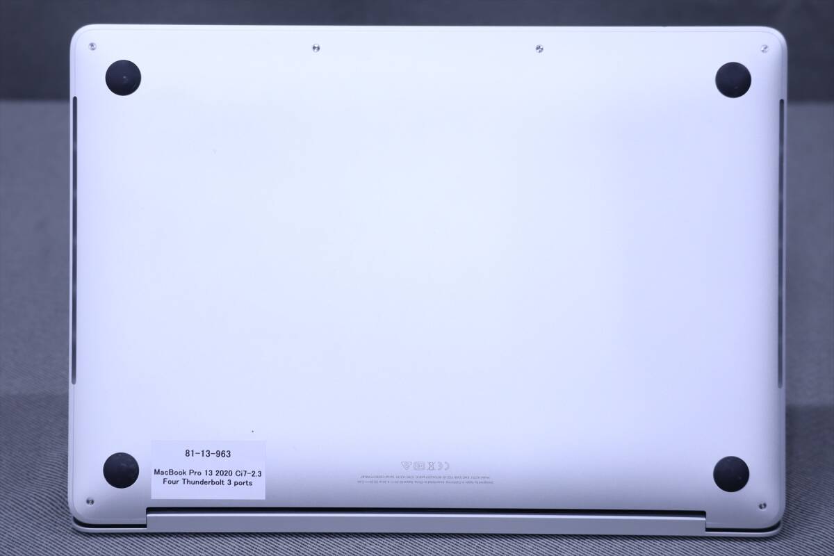 【1円～】希少ハイスペック搭載！Corei7 2020年モデル！MacBook Pro 13 i7-1068NG7 RAM32G SSD1.0TB 13.3Retina OS 14 Sonomaの画像6