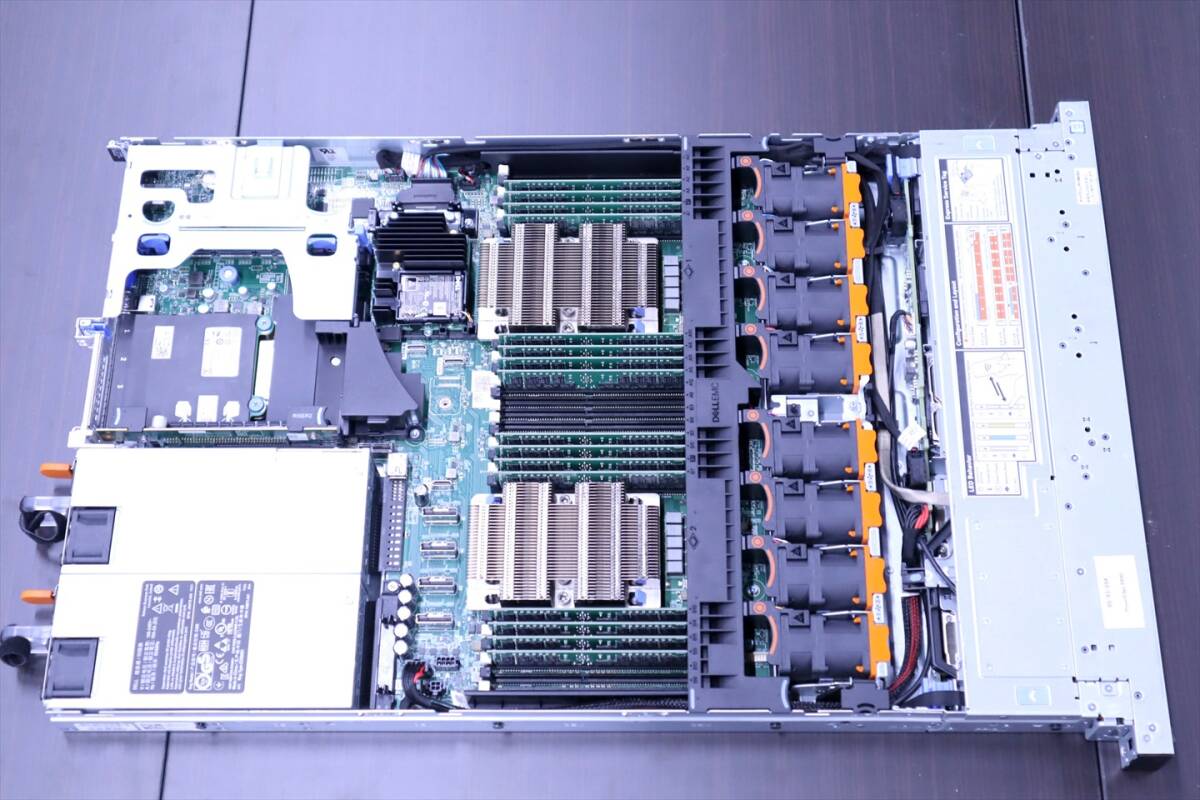 【即配】超高性能ラックサーバ DELL PowerEdge R640 Xeon Gold 6240 2基搭載 512GB SAS1.2TB-10K + SAS600GB-15K x3_画像3