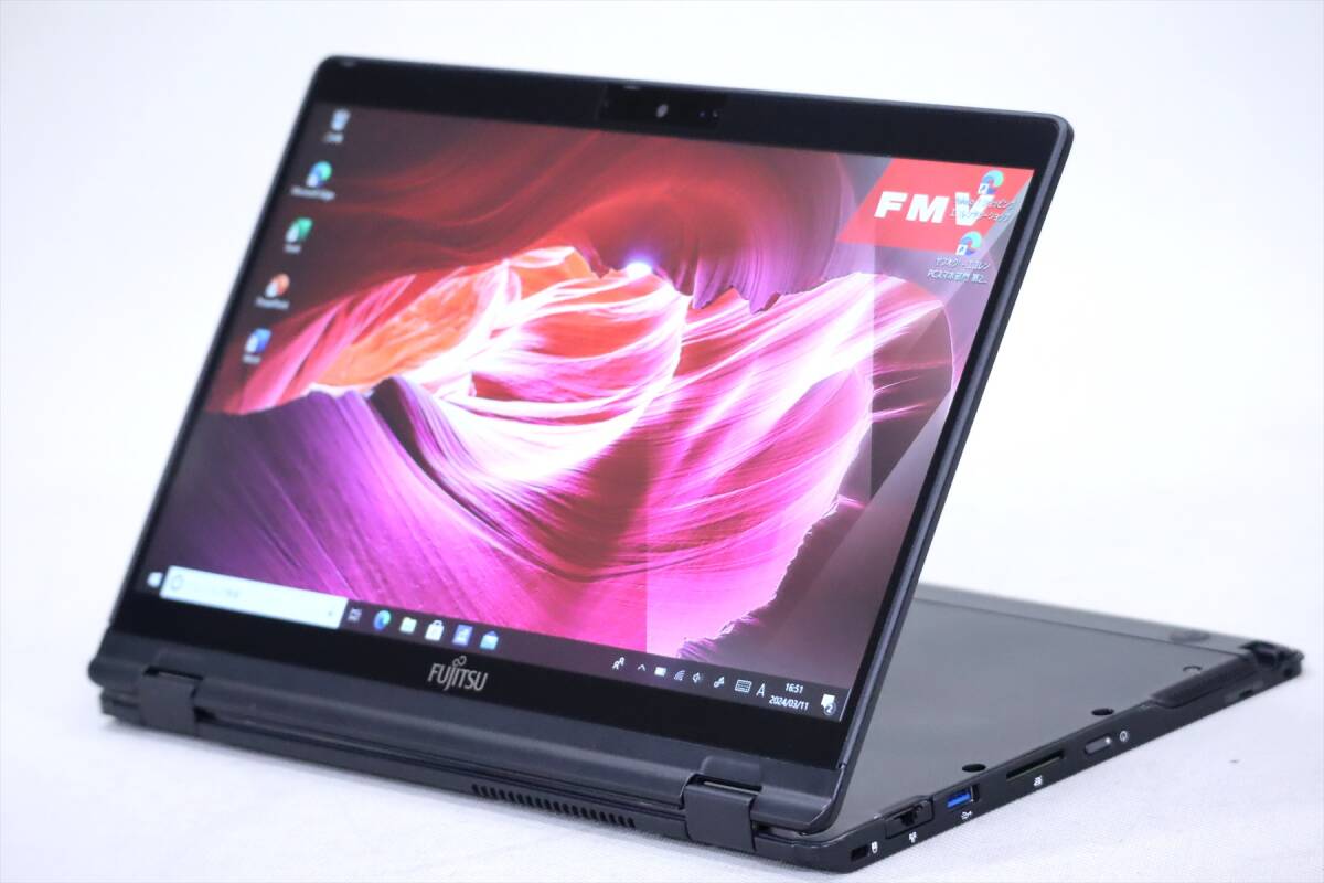 [1 jpy ~]Office2021 installing! battery excellent! thin type light weight 2-in-1 tablet PC!LIFEBOOK U939X/A i5-8365U RAM8G SSD256G 13.3FHD Win10 recovery 