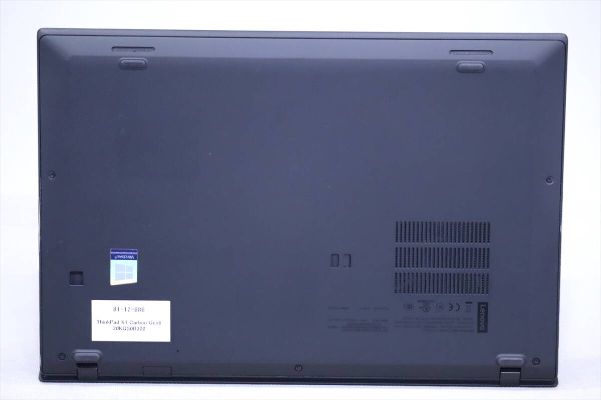 【1円～】薄型軽量！14型FHD液晶快速PC！ThinkPad X1 Carbon Gen6 i5-8250U RAM8GB SSD128GB Win10の画像6