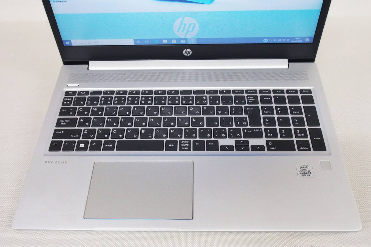 【1円～】10世代Corei5＆Office2021搭載！2020年製 薄型 HP ProBook 450 G7 i5-10210U RAM8G SSD256G 15.6型HD カメラ テンキー Windows10の画像2