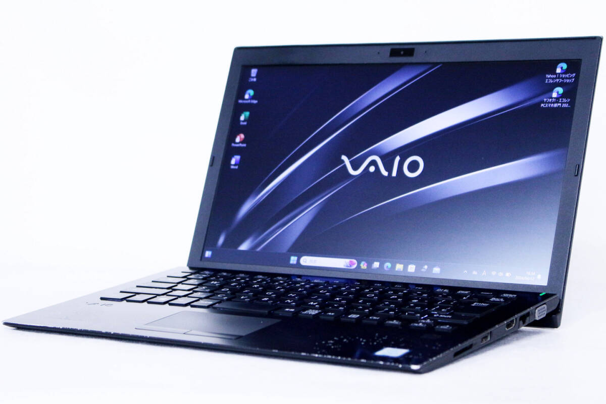 【1円～】Win11Pro＆Office2021搭載！日本製 VAIO Pro PG VJPG11C11N Corei5-8250U メモリ8GB SSD256GB 13.3型FHD カメラの画像1