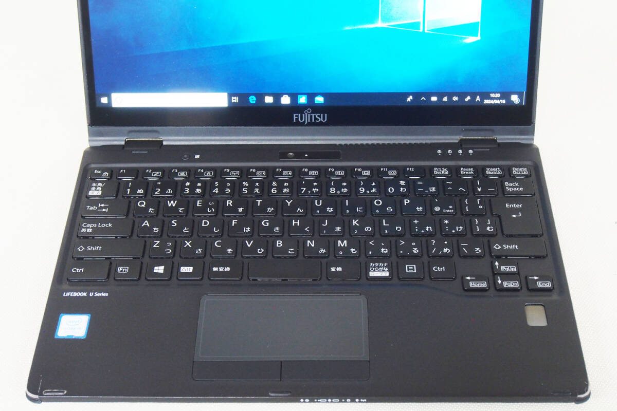 【即配】バッテリー良好 LTE対応 極軽極薄 LIFEBOOK U939X/A i5-8365U 8G SSD256G 13.3型FHDタッチパネル液晶 顔認証 Win10リカバリ_画像3