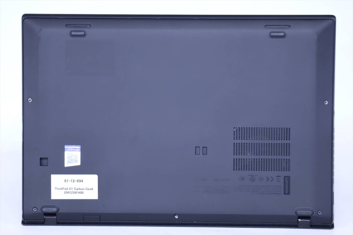 【1円～】Office2021搭載！薄型軽量！狭額縁スタイリッシュPC！ThinkPad X1 Carbon Gen6 i5-8250U RAM8GB SSD128GB 14.0FHD Win10の画像6